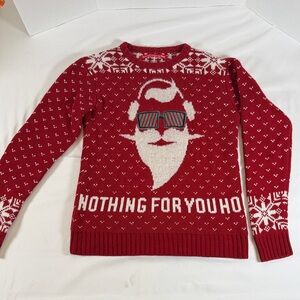 Christmas Designs by Chibi “Nothing For You Ho” Santa Ugly Christmas Sweater